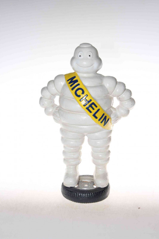 Cast iron Michelin Man, 40cm.
