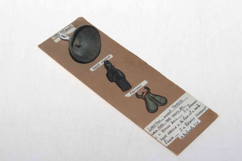 Ancient bronze pieces.