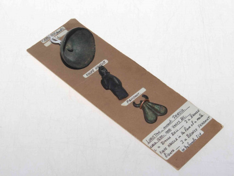Ancient bronze pieces.