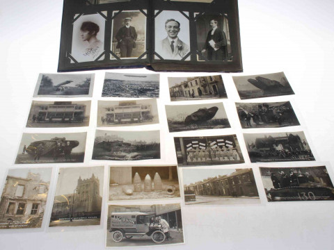A very nice assortment of loose postcards, to include eighteen photographic...