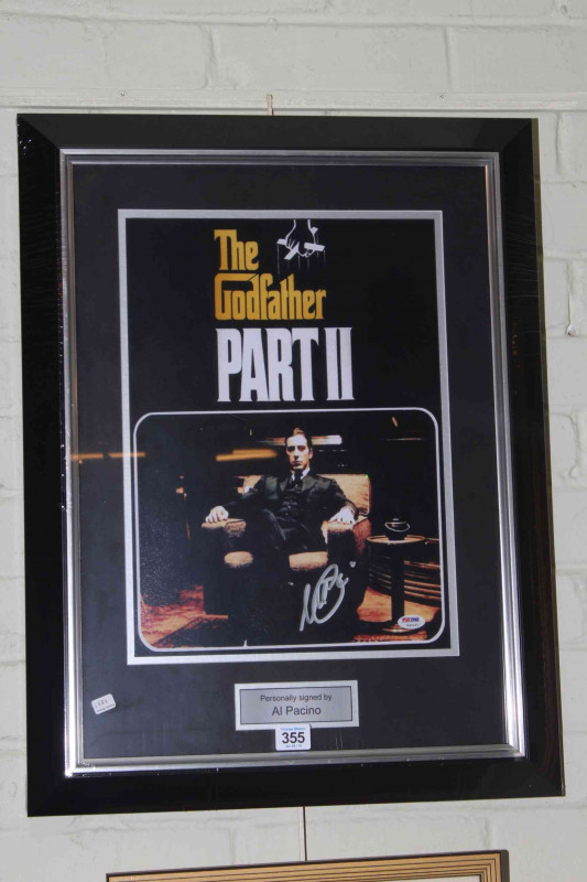 Framed film poster Godfather Part II.