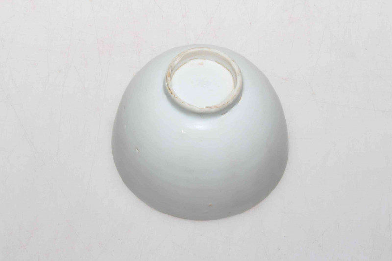 Antique Chinese white porcelain tea bowl.