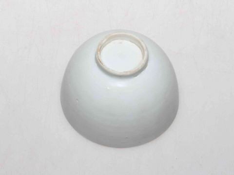 Antique Chinese white porcelain tea bowl. thumbnail