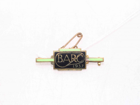 Motor Sport Interest: BARC lapel badge.