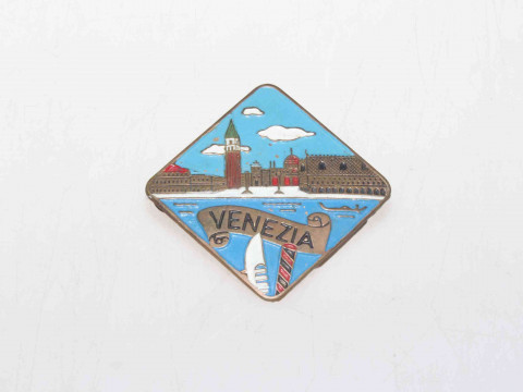 Motor Sport Interest: Venezia enamel badge.