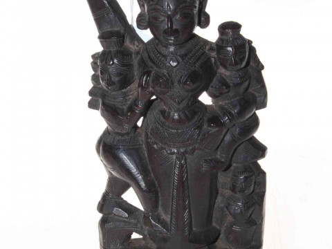 Carved Goddess figure, 24cm.