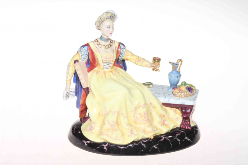 Royal Doulton Les Femmes Fatales Lucrezia Borgia, HN2342, No. 516/750, with box.