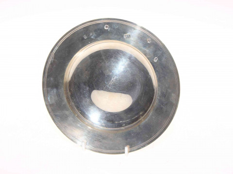 Silver replica 'Armada' dish, 17cm diameter.