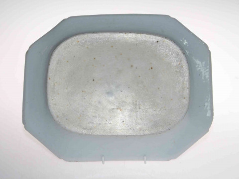 Collection of four antique Chinese blue and white plates and dishes, serving plate 35cm across. thumbnail