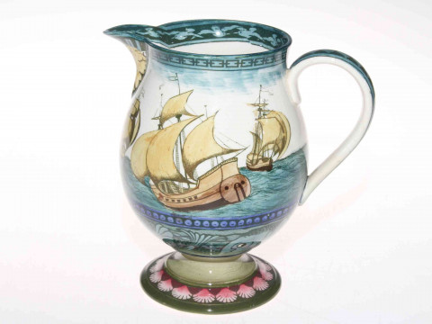 Doulton Burslem Nautical jug, 18cm.