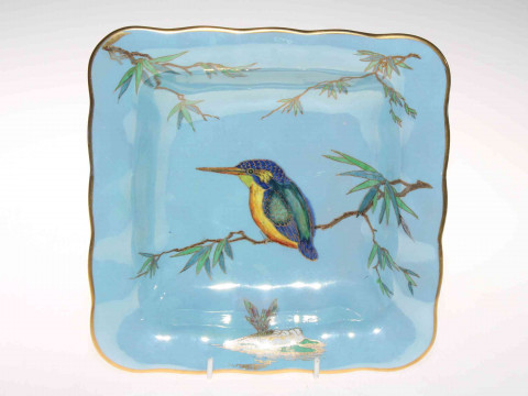 Carlton Ware Kingfisher bowl, 23cm.