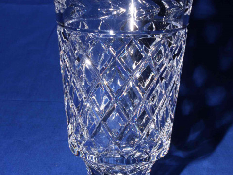 Waterford Crystal pedestal vase.