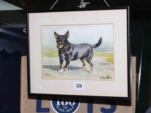 D.M. & E.M. Alderson, 'Harry', watercolour, signed, titled and dated 1981,...
