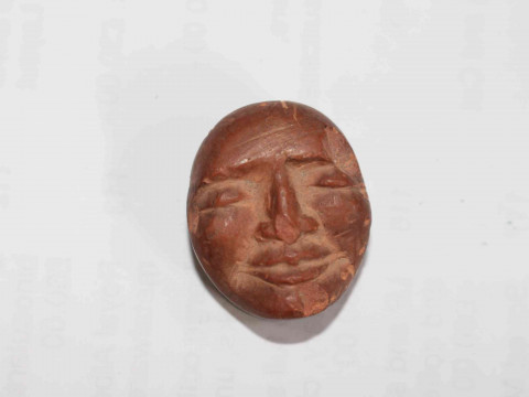 North American stoneware pipe, 11cm length. thumbnail