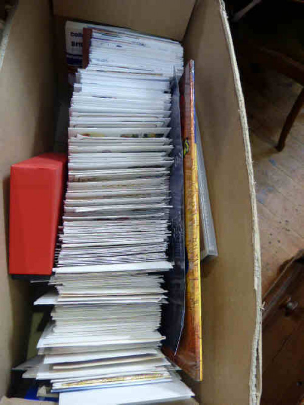 Box of First Day Covers etc