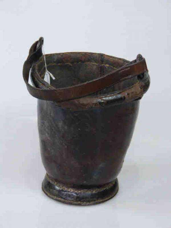 Antique Leather Bucket