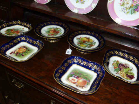 Aynsley China Six Piece Dessert Service