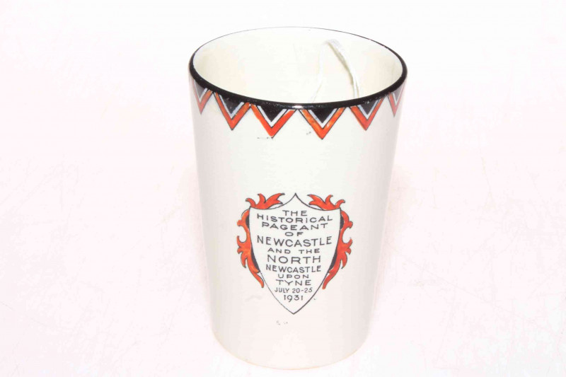 Maling 1931 Newcastle Pageant beaker.