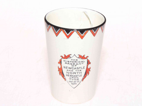 Maling 1931 Newcastle Pageant beaker. thumbnail