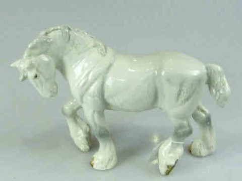 Beswick Model of a Grey Shire Horse, No. 2578