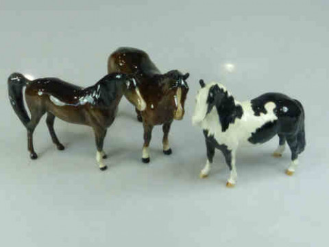 Three Beswick Models of Horses