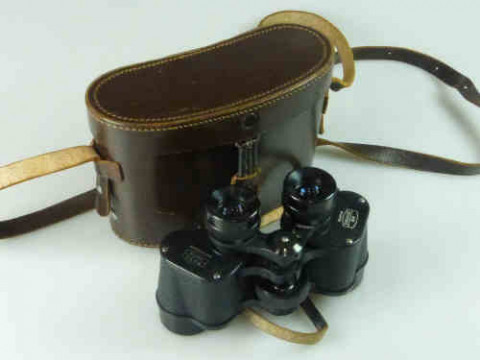 Binoculars, 8x30, Ross of London, cased