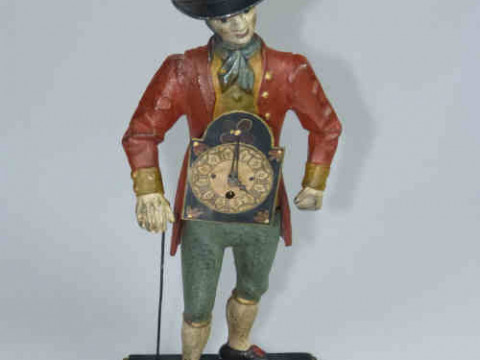 Metal Figure Clock