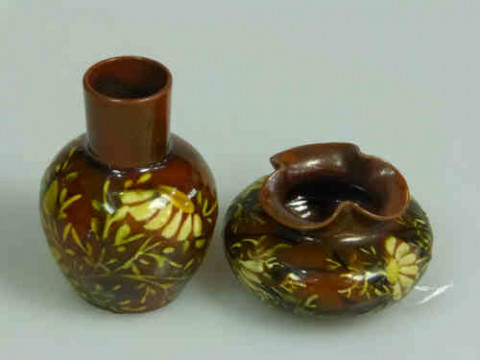 Small Linthorpe Vase and Bowl