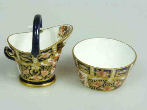 Royal Crown Derby Miniature Bowl and Bucket
