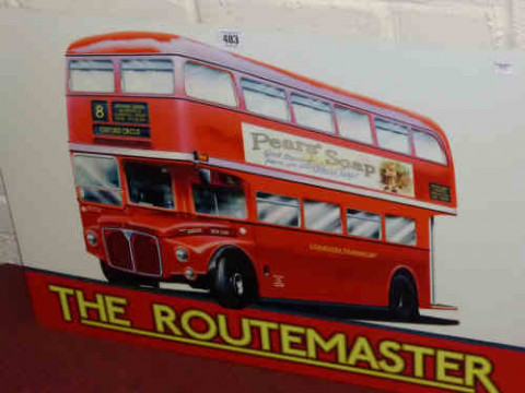 Enamel Sign, The Routmaster