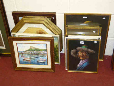Fifteen Prints, Oil Paintings and Watercolours