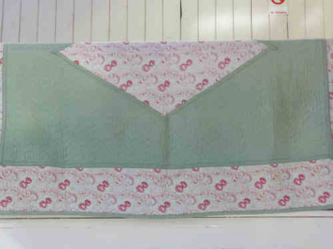 Green and Paisley Durham Quilt