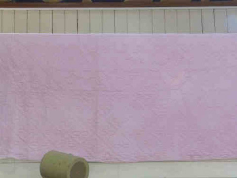 Two-tone Pink Double Sided Durham Quilt