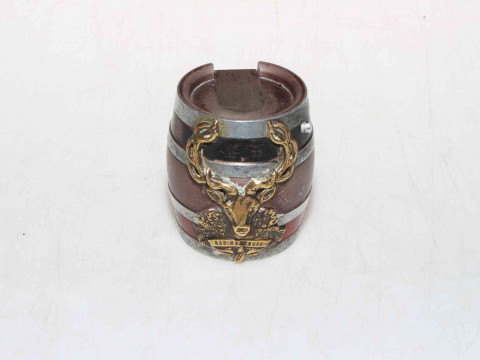 WWII German hunting associated table lighter by Baier, 5.5cm.