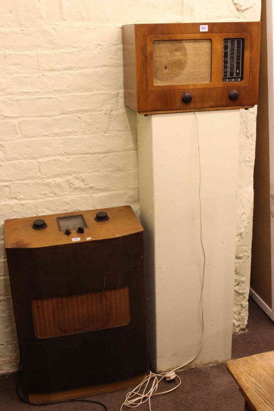 Two vintage Murphy and Bush radios.