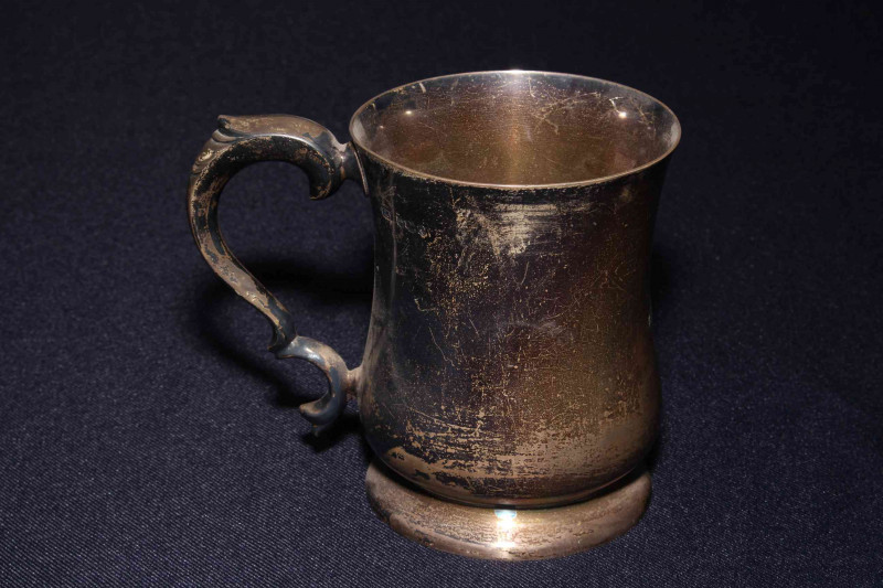 Silver pint tankard, Sheffield 1958.