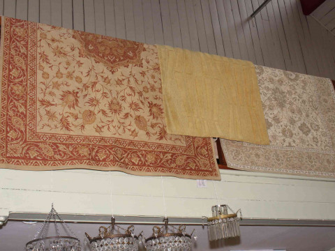Laura Ashley Templeton rug 2.00 by 1.36, beige Otisse rug 1.70 by 1.20...