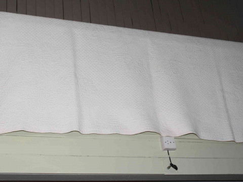 Allendale pattern wedding quilt dated approximately 1904, 2.29 by 1.93.