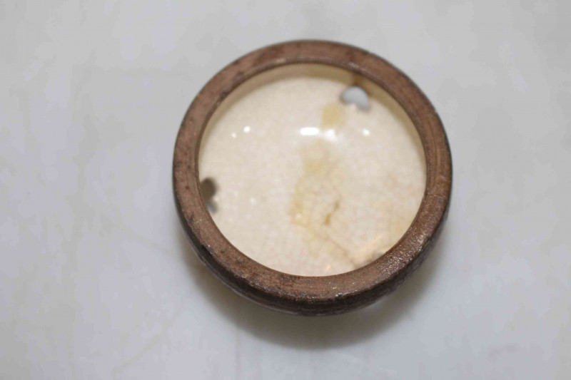 Satsuma Koro and cover, 12cm.