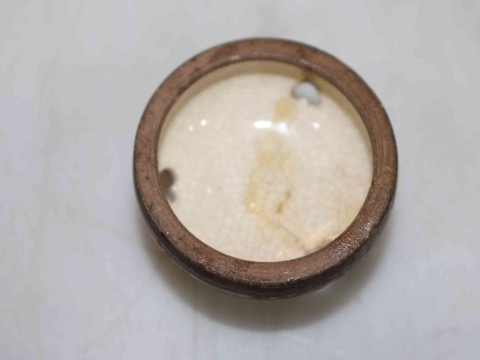 Satsuma Koro and cover, 12cm. thumbnail