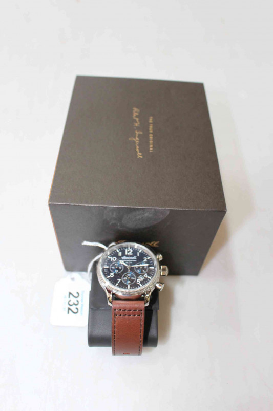 Gents Ingersol chronograph wristwatch, The Asprey, with box and papers.