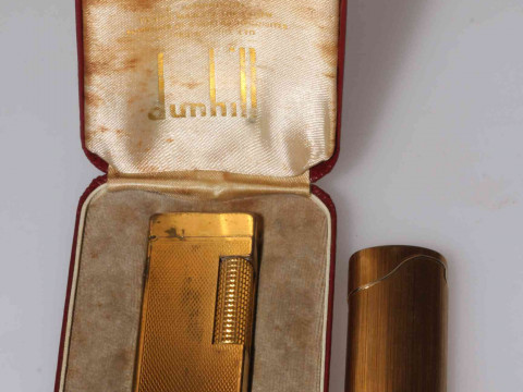 Dunhill and other cigarette lighter (2). Note: This lot is not suitable...