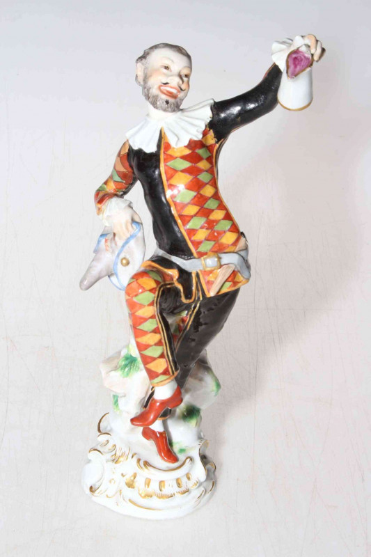 Meissen figure of a Jester.