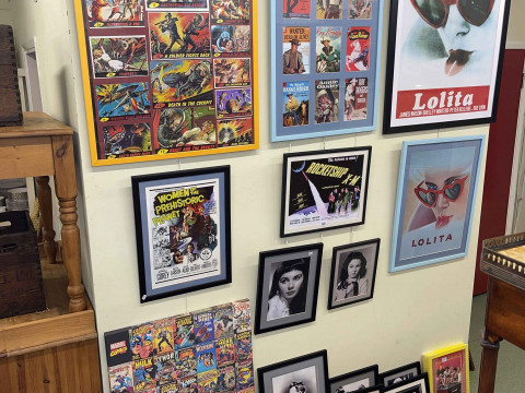 Large collection of framed cinema/theatre/political interest inc signed...