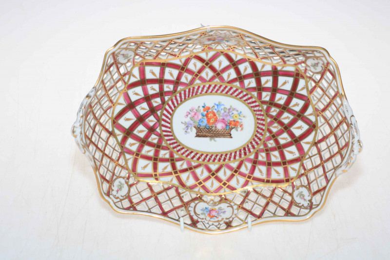 Dresden pierced bowl.