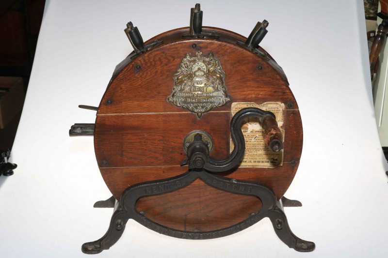Antique Kent's of London knife cleaner, 53cm high.