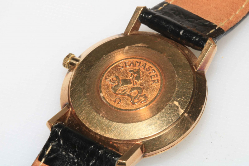 Omega gents 9 carat gold Seamaster de Ville wristwatch with papers dated 1969, and box.