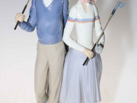 Lladro 1450 golf figurine.