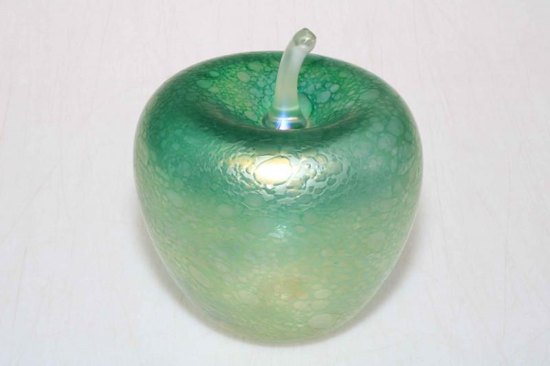 Large John Ditchfield apple, 17cm high.