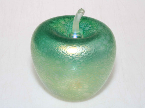 Large John Ditchfield apple, 17cm high.
